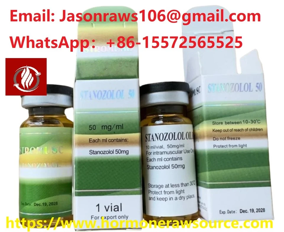 STROMUSC ความบริสุทธิ์สูง Stanozolol (Winstrol) น้ำมัน 50 มก. / มล. สำหรับเพาะกาย CAS: 10418-03-8